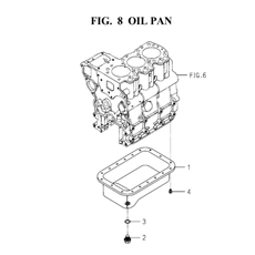 OIL PAN (6004-210J-0100) spare parts