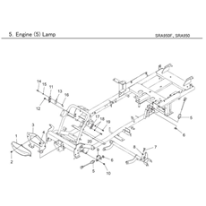 ENGINE (5) LAMP spare parts