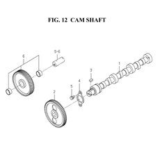 CAM SHAFT (6003-310-0100) spare parts