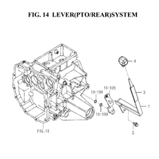 LEVER(PTO/REAR)SYSTEM(1845-270-0100) spare parts