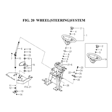 WHEEL(STEERING)SYSTEM spare parts