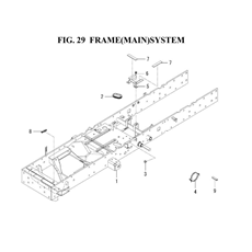 FRAME(MAIN)SYSTEM(1845-410-0100) spare parts