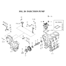 INJECTION PUMP (6004-511-0100) spare parts