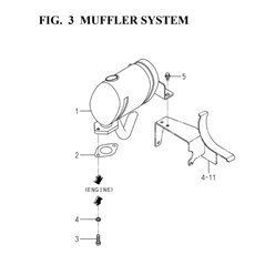MUFFLER SYSTEM (1752-103-0100) spare parts