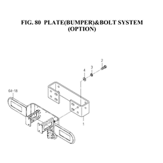 PLATE(BUMPER)&BOLT SYSTEM(0PTION) spare parts