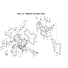 TIMING GEAR CASE spare parts