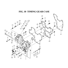 TIMING GEAR CASE (6004-241D-0100,6004-241D-0200) spare parts