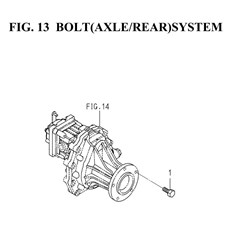 BOLT(AXLE/REAR)SYSTEM(1752-306-0100) spare parts