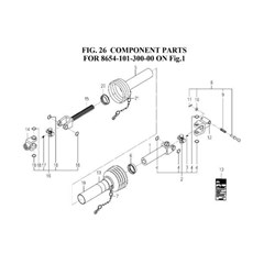 COMPONENT PARTS FOR 8654-101-300-00 spare parts