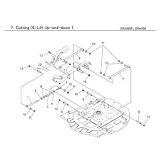 CUTTING (6) LIFT UP & DOWN 1 spare parts