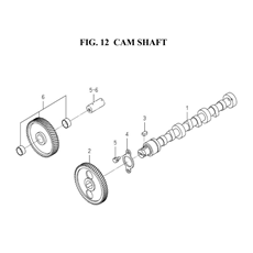 CAM SHAFT (6003-310-0100) spare parts