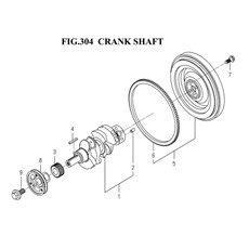 CRANK SHAFT (6003-350X-0100) spare parts