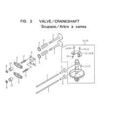 VALVE/CRANKSHAFT spare parts