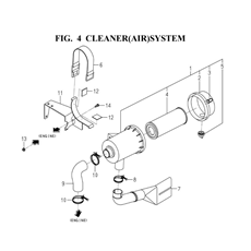 CLEANER (AIR) SYSTEM(1752-104-0100) spare parts