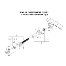 COMPONENT PARTS FOR 8654-101-200-00 spare parts
