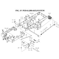 PEDAL(BRAKE)SYSTEM(1752-312-0100) spare parts