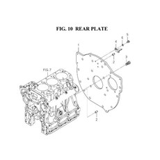 REAR PLATE spare parts