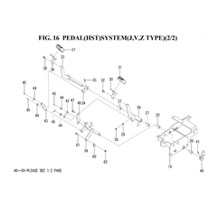 PEDAL(HST)SYSTEM(J,V,Z, TYPE)(2/2)(1845-272-0100) spare parts