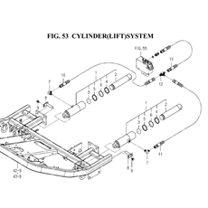 CYLINDER(LIFT)SYSTEM spare parts