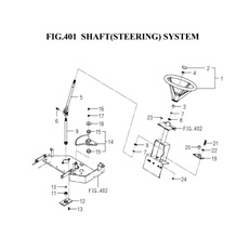 SHAFT(STEERING)SYSTEM(1782-407-0100) spare parts