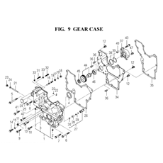 GEAR CASE (6004-240P-0100,6004-240P-0200) spare parts