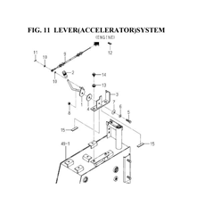 LEVER(ACCELERATOR)SYSTEM spare parts