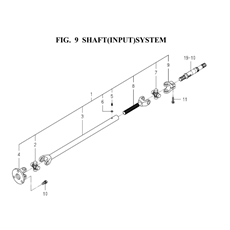 SHAFT(INPUT)SYSTEM spare parts