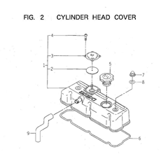 CYLINDER HEAD COVER(6005-110) spare parts