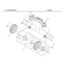 TRAVELING (1) spare parts