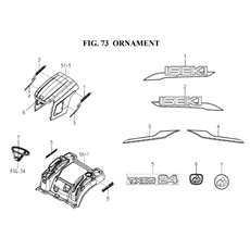 ORNAMENT(1845-901-0100) spare parts