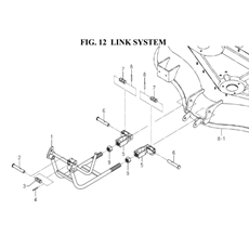 LINK SYSTEM(8657-608C-0100) spare parts