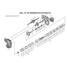 PUMP(HST)SYSTEM(3/5) (1752-202-0100) spare parts