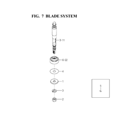 BLADE SYSTEM(8658-306-0100) spare parts