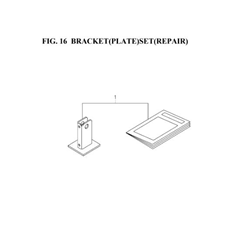 BRACKET(PLATE)SET(REPAIR) spare parts