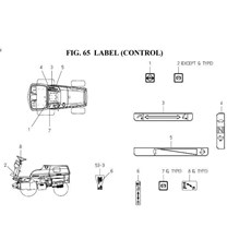 LABEL (CONTROL) spare parts