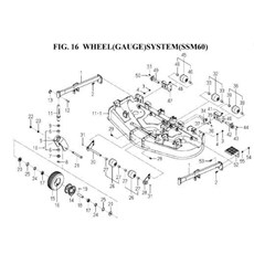 WHEEL (GAUGE) SYSTEM (SSM60) spare parts