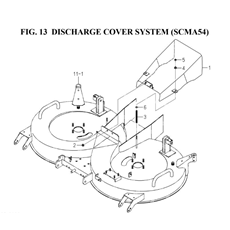 DISCHARGE COVER SYSTEM (SCMA54)(8665-406A-0100) spare parts