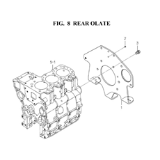 REAR OLATE(6004-220M-0100) spare parts