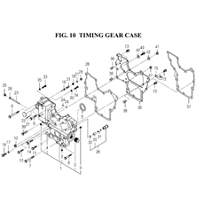 TIMING GEAR CASE spare parts