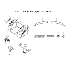 ORNAMENT(SF235F TYPE) spare parts