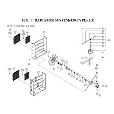 RADIATOR SYSTEM(450 TYPE)(2/3) spare parts