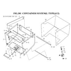 CONTAINER SYSTEM(L TYPE)(1/2)(8671-305-0100) spare parts