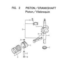PISTON/CRANKSHAFT spare parts