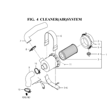 CLEANER (AIR) SYSTEM spare parts