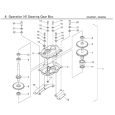 OPERATION (4) STEERING GEAR BOX spare parts