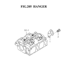 HANGER (6005-290B-0100) spare parts