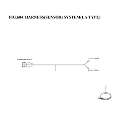 HARNESS(SENSOR)SYSTEM(LA TYPE)(8671-655-0100) spare parts