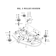 PULLEY SYSTEM(8654-202D-0100) spare parts