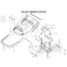 HOOD SYSTEM(1782-601A-0100) spare parts
