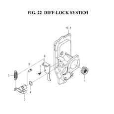 DIFF-LOCK SYSTEM spare parts
